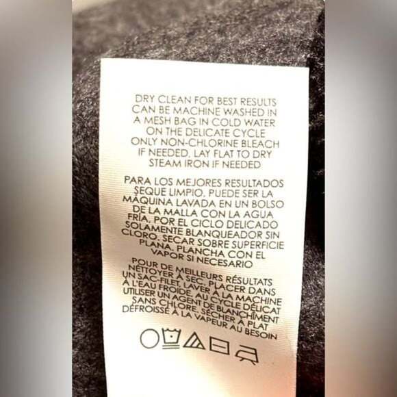 CAbi Womens Gray Black Novel Open Front Vest Long Duster Size M/L Herringbone - Picture 9 of 9